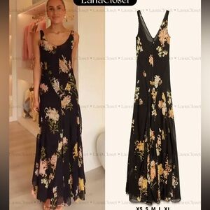 ZARA ZW COLLECTION FLORAL PRINT DRESS